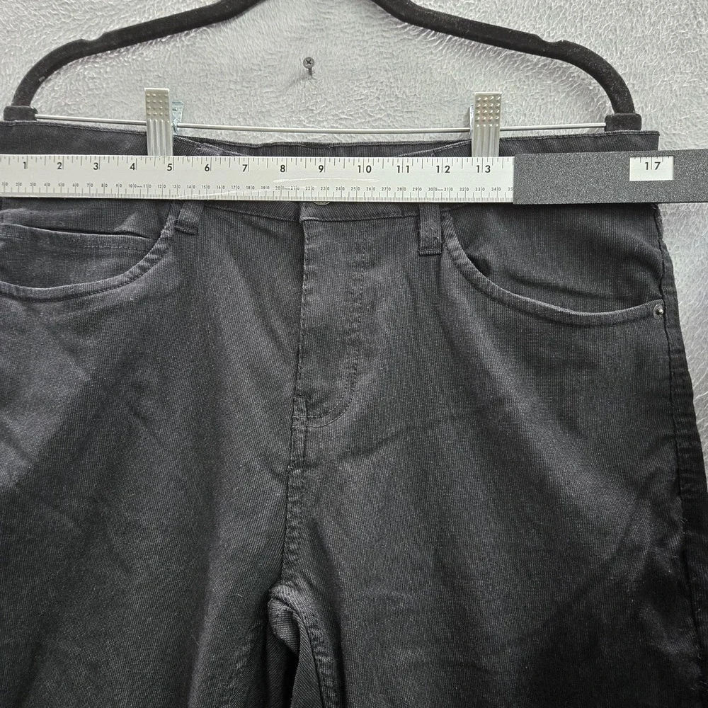 IZOD Men Pants 34X32 Black Nylon Rayon Chino Golf Straight Fit Performance
